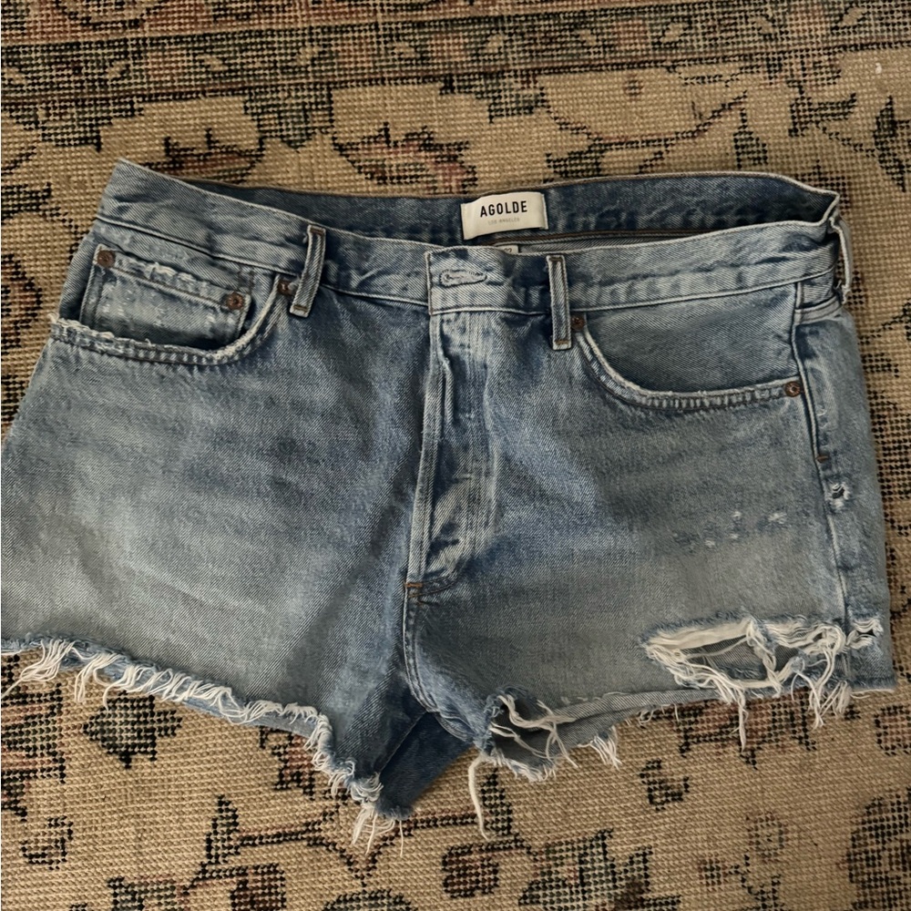 Agolde Parker vintage distressed shorts
